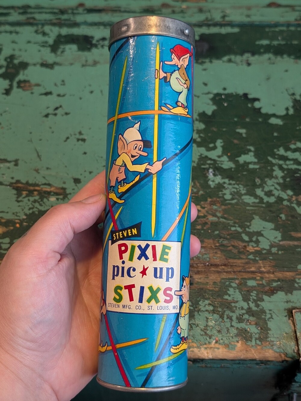 Vintage Pixie Pic Up Stixs - Pick Up Sticks Game - Great Graphics!!!